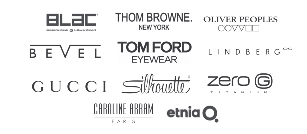 Optical brand logos